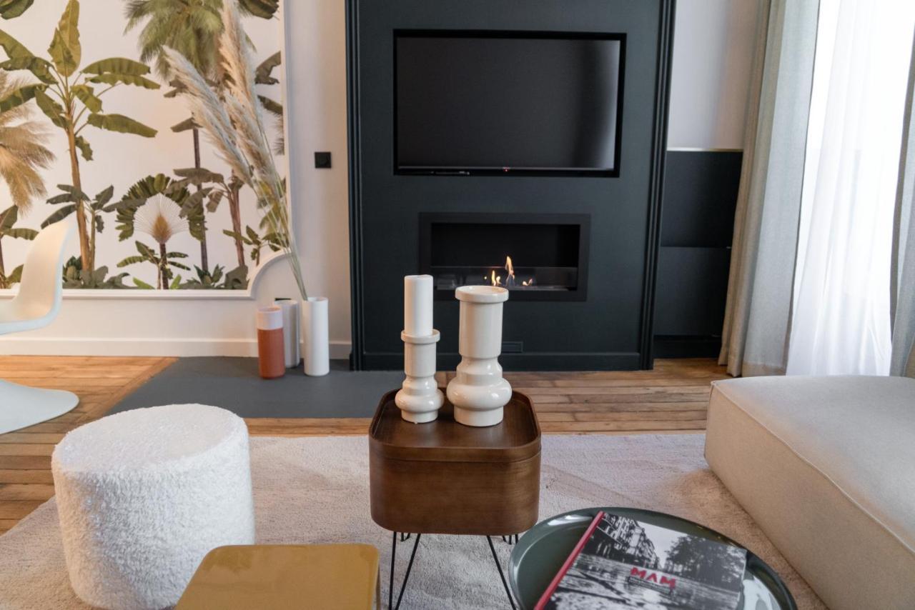 Beige Hospitalite - Coco - Hypercentre-2Chambres-Parking-Zen Saint-Etienne  Luaran gambar