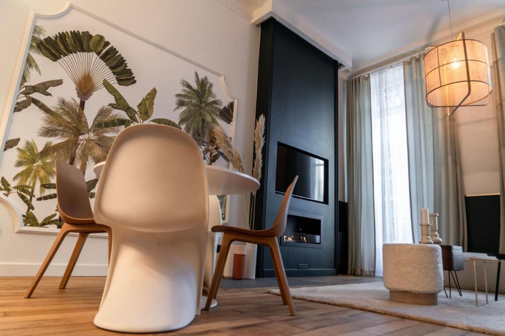 Beige Hospitalite - Coco - Hypercentre-2Chambres-Parking-Zen Saint-Etienne  Luaran gambar